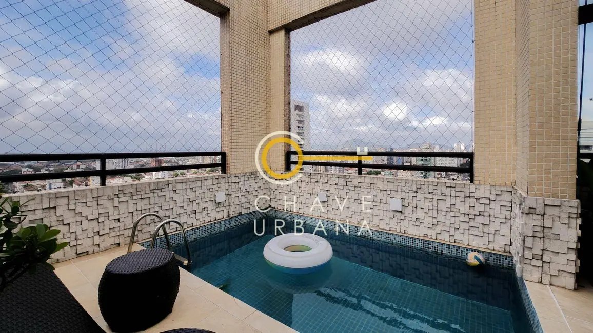 Foto 1 de Cobertura com 3 quartos à venda, 191m2 em Embaré, Santos - SP