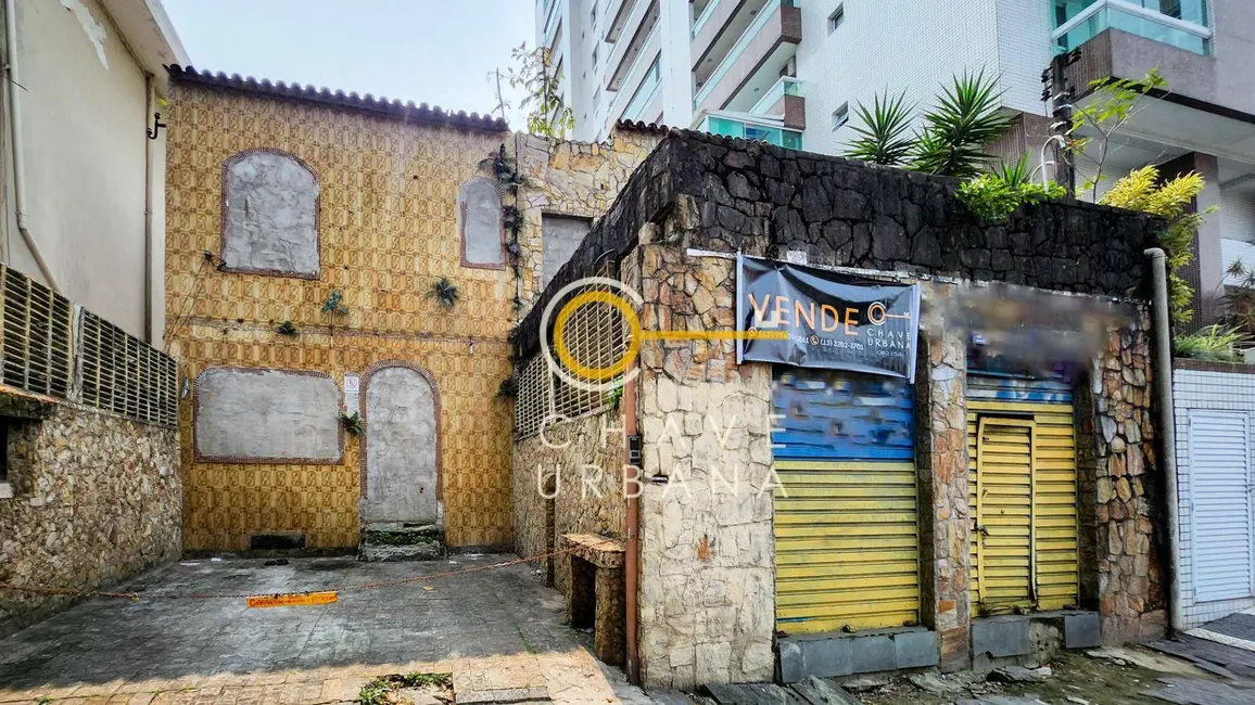 Foto 1 de Terreno / Lote à venda, 500m2 em Campo Grande, Santos - SP