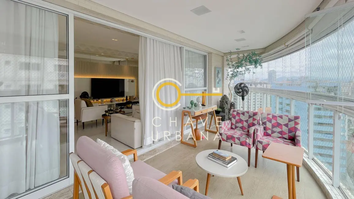 Foto 5 de Apartamento com 4 quartos à venda, 220m2 em Ponta da Praia, Santos - SP
