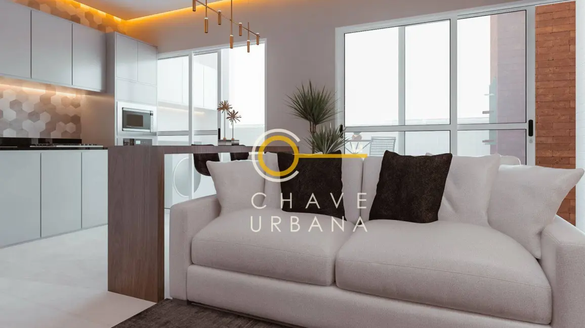 Foto 2 de Apartamento com 2 quartos à venda, 65m2 em Estuário, Santos - SP
