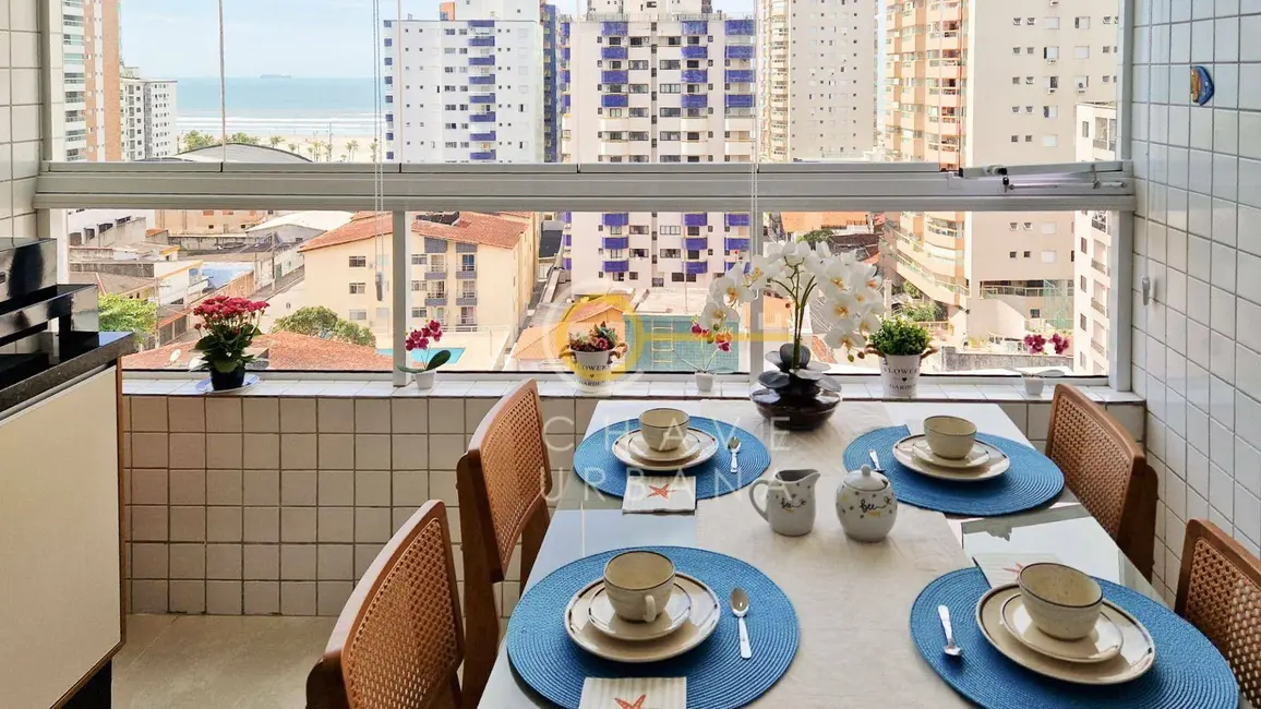 Foto 2 de Apartamento com 2 quartos à venda, 72m2 em Aviação, Praia Grande - SP