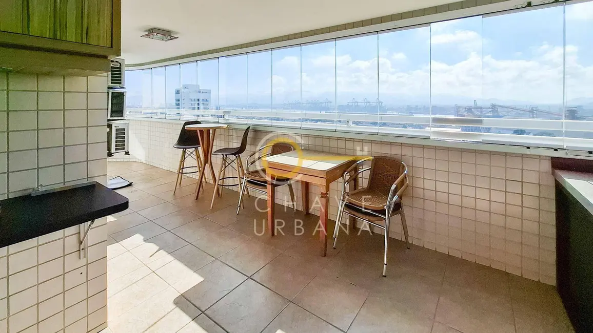 Foto 1 de Apartamento com 3 quartos à venda, 180m2 em Ponta da Praia, Santos - SP