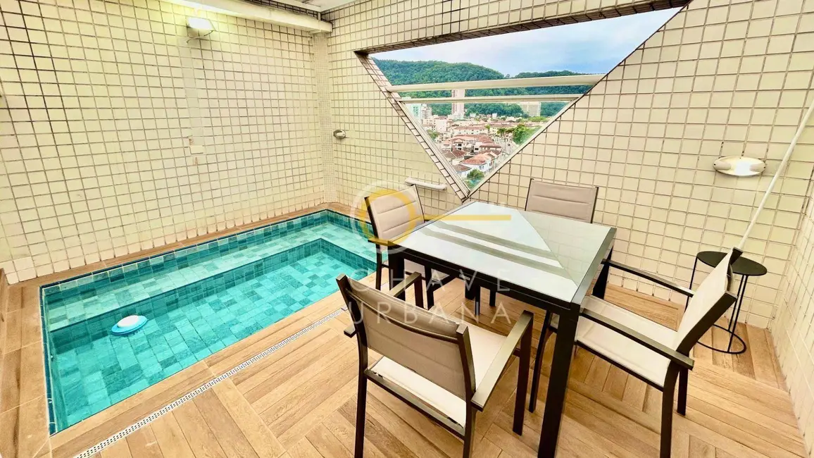 Foto 2 de Cobertura com 3 quartos à venda, 137m2 em Campo Grande, Santos - SP