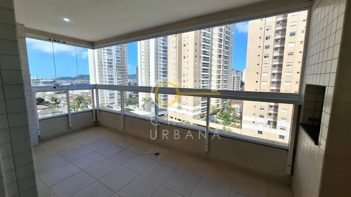 Apartamento com 3 quartos para alugar, 92m2 em Ponta da Praia, Santos - SP - imagem 2 Foto 2 de Apartamento com 3 quartos para alugar, 92m2 em Ponta da Praia, Santos - SP
