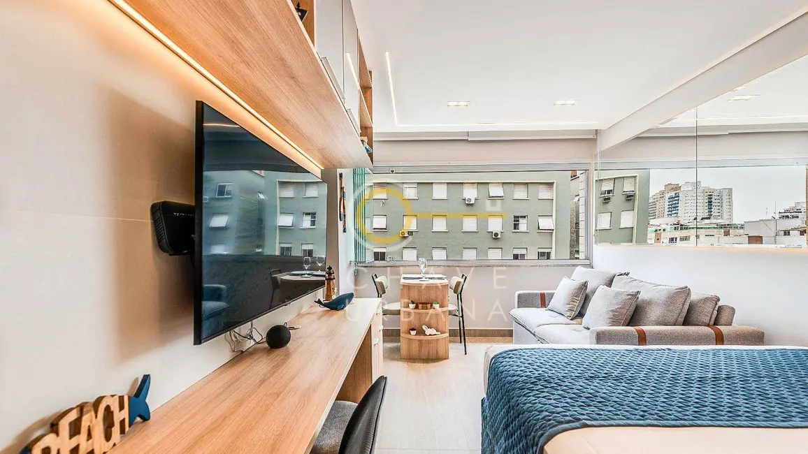 Kitnet com 1 quarto à venda e para alugar, 31m2 em Embaré, Santos - SP - imagem 6 Foto 6 de Kitnet com 1 quarto à venda e para alugar, 31m2 em Embaré, Santos - SP
