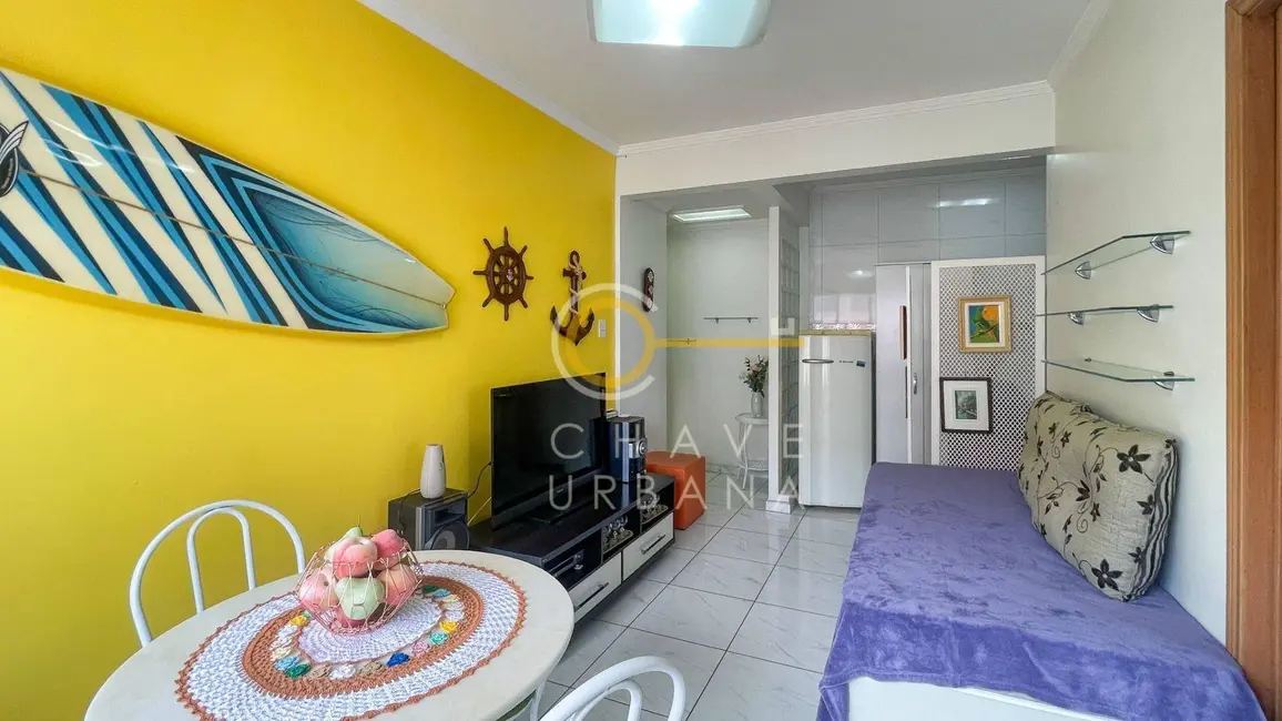 Foto 1 de Apartamento com 1 quarto à venda, 37m2 em Embaré, Santos - SP