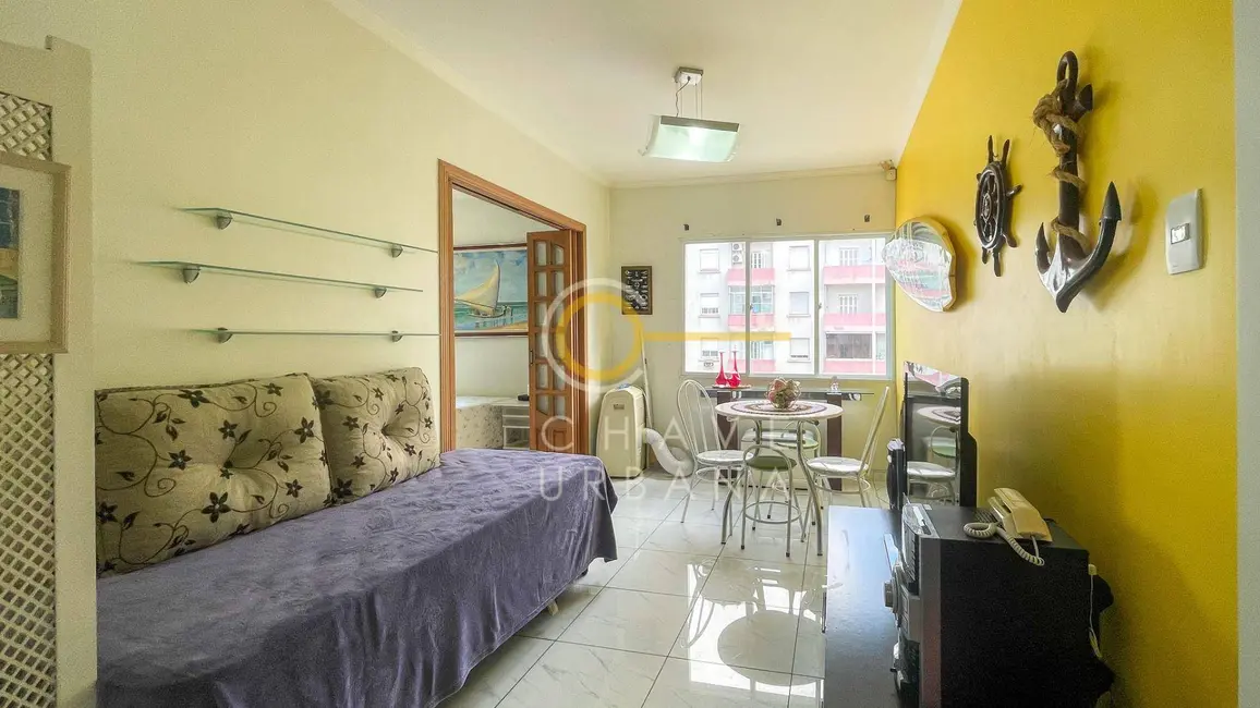 Foto 2 de Apartamento com 1 quarto à venda, 37m2 em Embaré, Santos - SP
