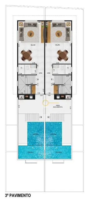 Foto 4 de Casa com 3 quartos à venda, 156m2 em Boqueirão, Santos - SP