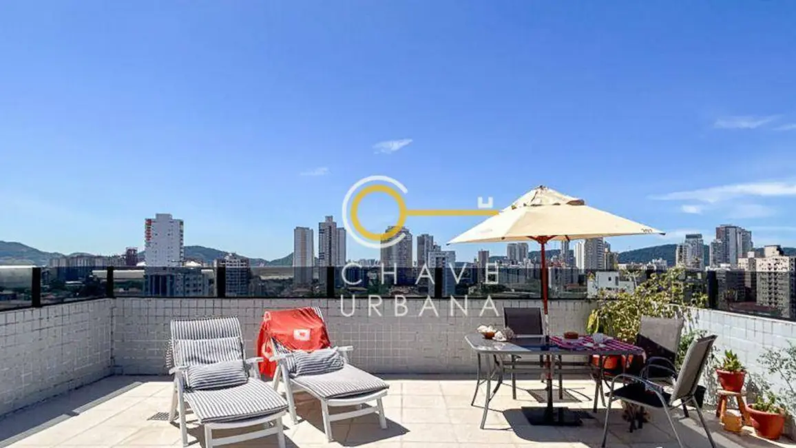 Foto 3 de Cobertura com 3 quartos à venda, 300m2 em Aparecida, Santos - SP