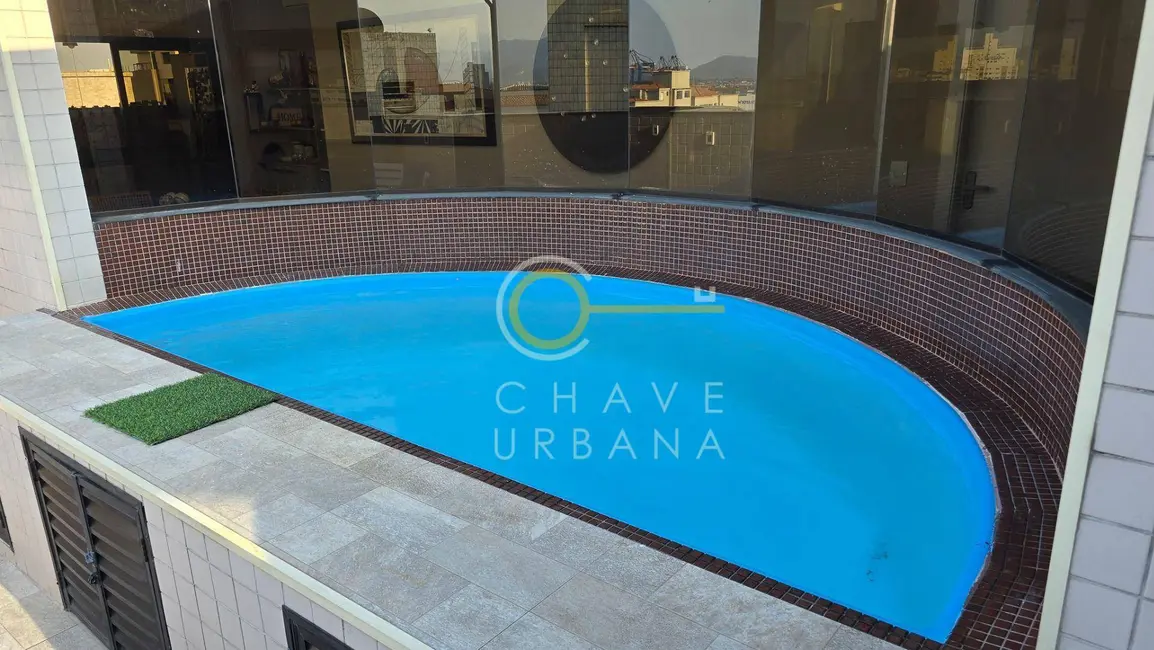 Foto 2 de Cobertura com 3 quartos à venda, 380m2 em Embaré, Santos - SP