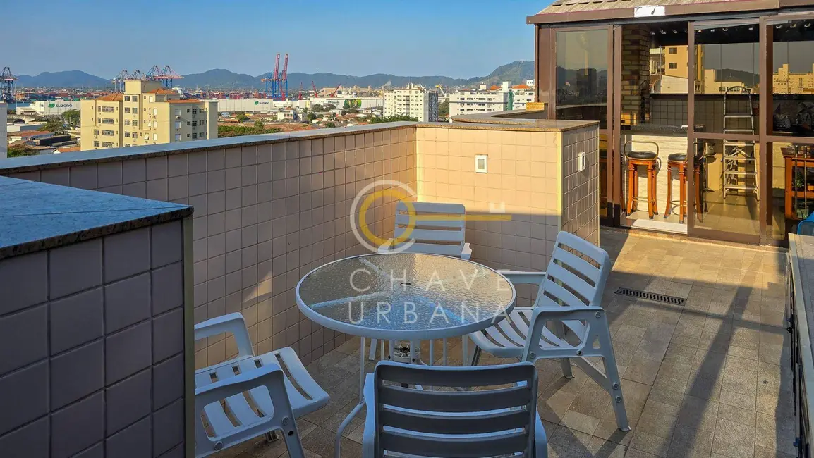 Foto 4 de Cobertura com 3 quartos à venda, 380m2 em Embaré, Santos - SP