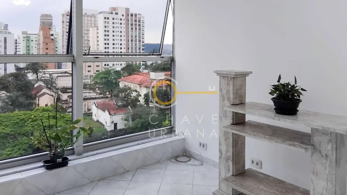 Foto 2 de Apartamento com 1 quarto à venda, 42m2 em Aparecida, Santos - SP