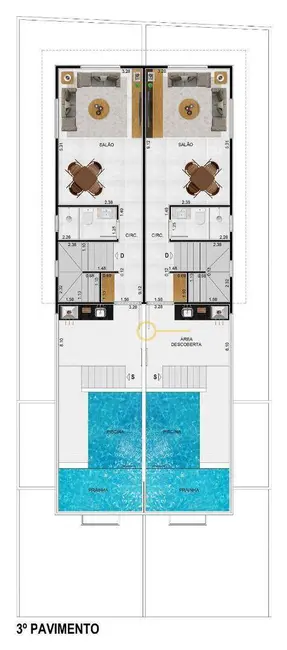 Foto 4 de Casa com 3 quartos à venda, 156m2 em Boqueirão, Santos - SP