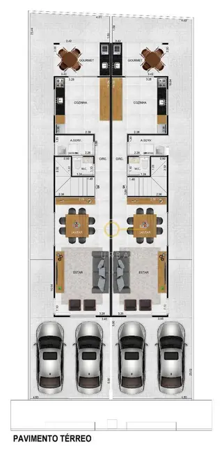 Foto 3 de Casa com 3 quartos à venda, 156m2 em Boqueirão, Santos - SP