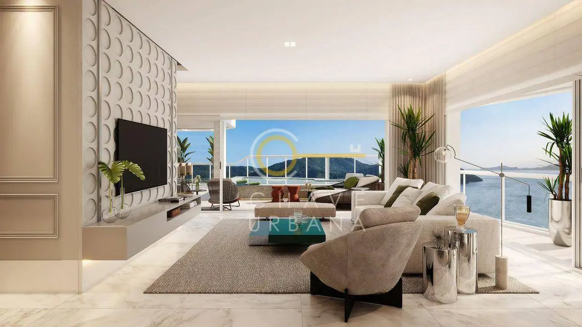 Foto 4 de Apartamento com 4 quartos à venda, 300m2 em Ponta da Praia, Santos - SP