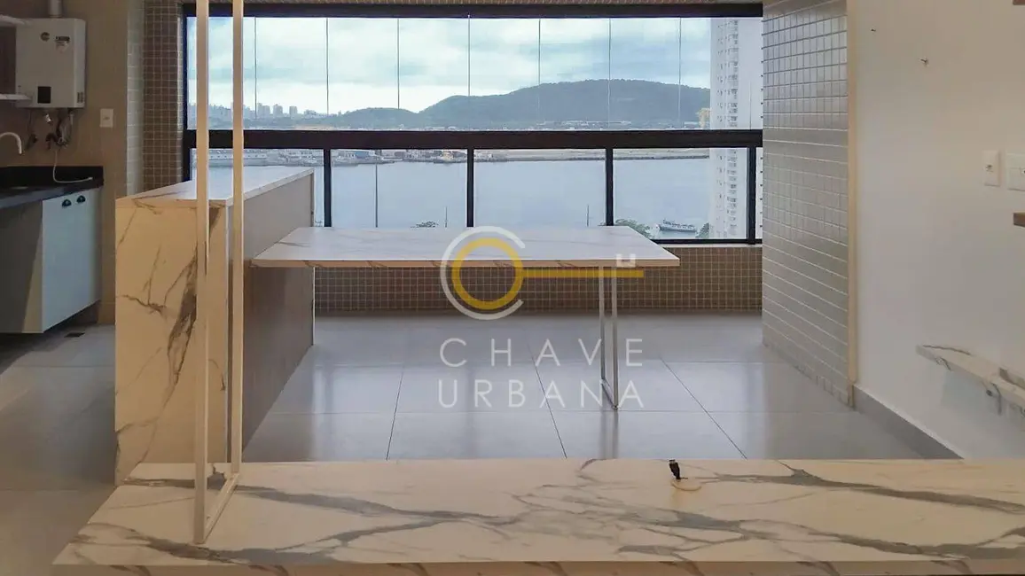 Foto 4 de Apartamento com 2 quartos para alugar, 65m2 em Ponta da Praia, Santos - SP