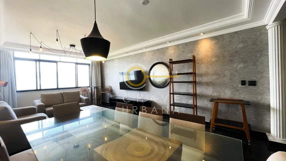 Foto 4 de Apartamento com 3 quartos para alugar, 144m2 em Gonzaga, Santos - SP