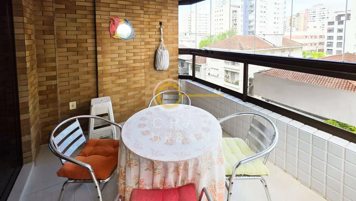 Apartamento com 3 quartos para alugar, 155m2 em Aparecida, Santos - SP - imagem 3 Foto 3 de Apartamento com 3 quartos para alugar, 155m2 em Aparecida, Santos - SP