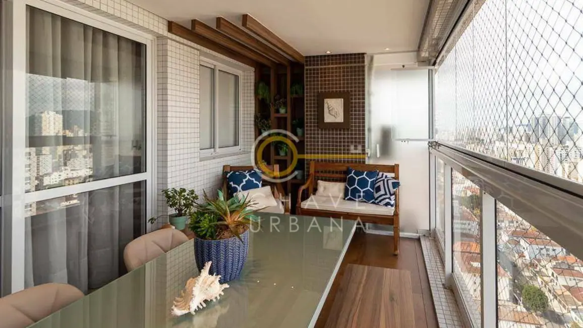 Foto 7 de Apartamento com 4 quartos à venda, 131m2 em Embaré, Santos - SP