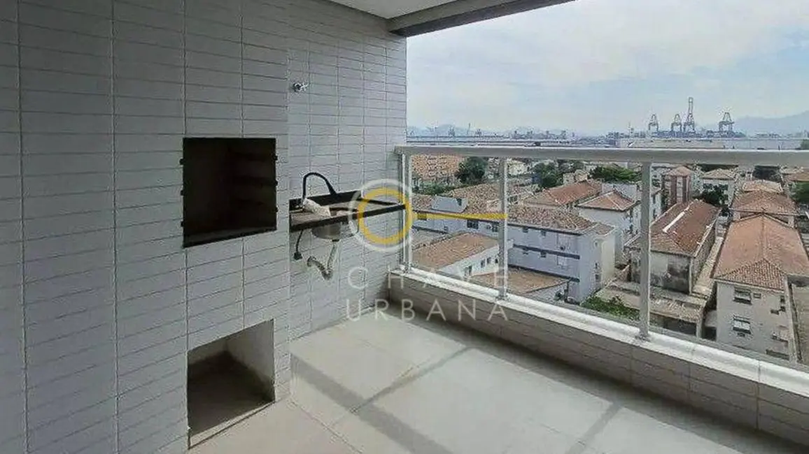 Foto 3 de Apartamento com 2 quartos para alugar, 77m2 em Aparecida, Santos - SP