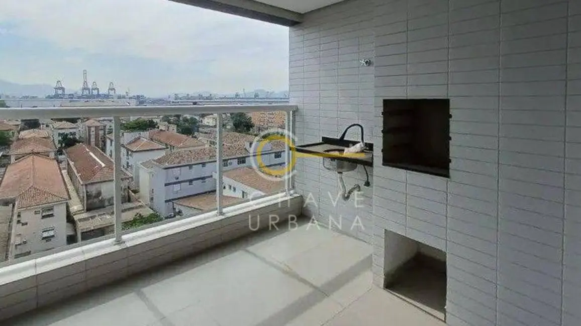 Foto 2 de Apartamento com 2 quartos para alugar, 77m2 em Aparecida, Santos - SP