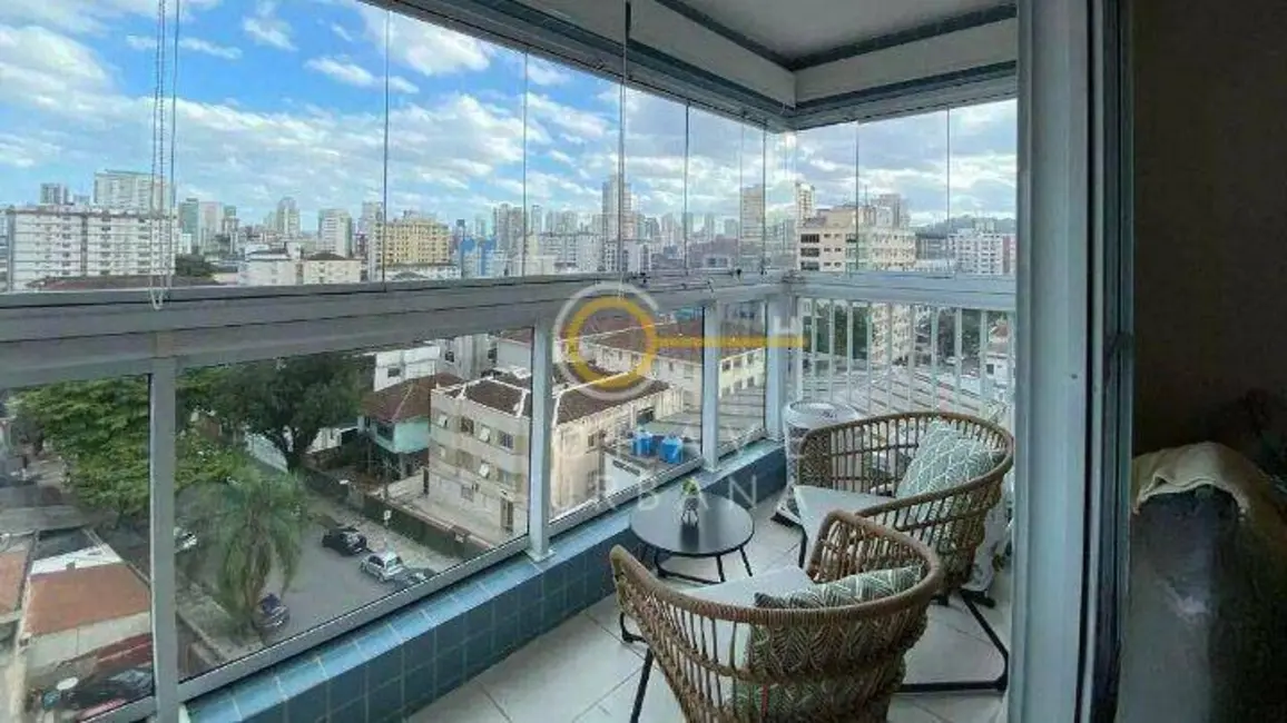 Foto 1 de Apartamento com 1 quarto à venda, 65m2 em Boqueirão, Santos - SP