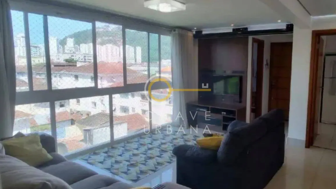 Foto 1 de Apartamento com 3 quartos à venda, 100m2 em Marapé, Santos - SP