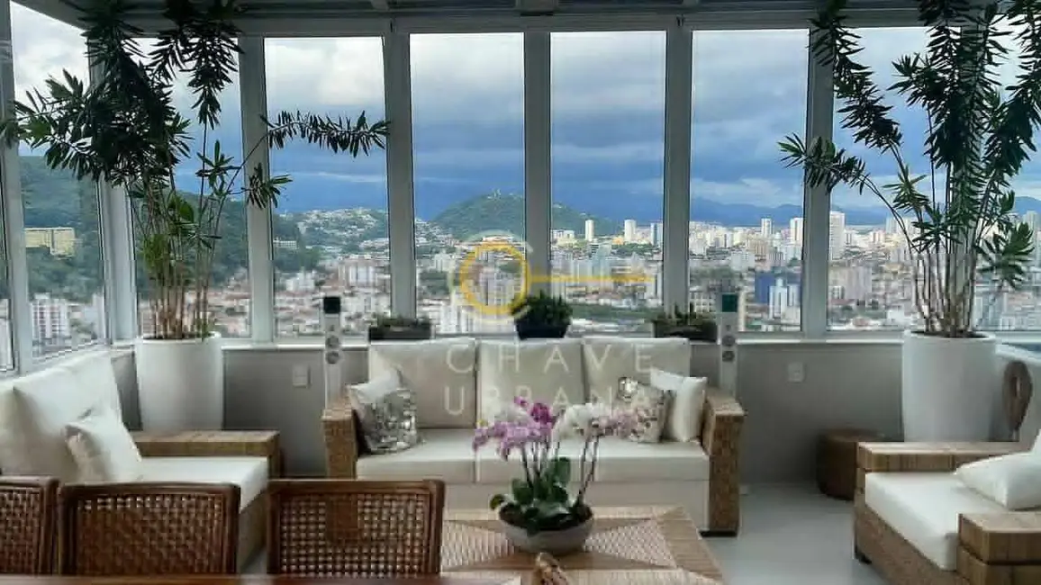 Foto 6 de Cobertura com 4 quartos à venda, 300m2 em Marapé, Santos - SP