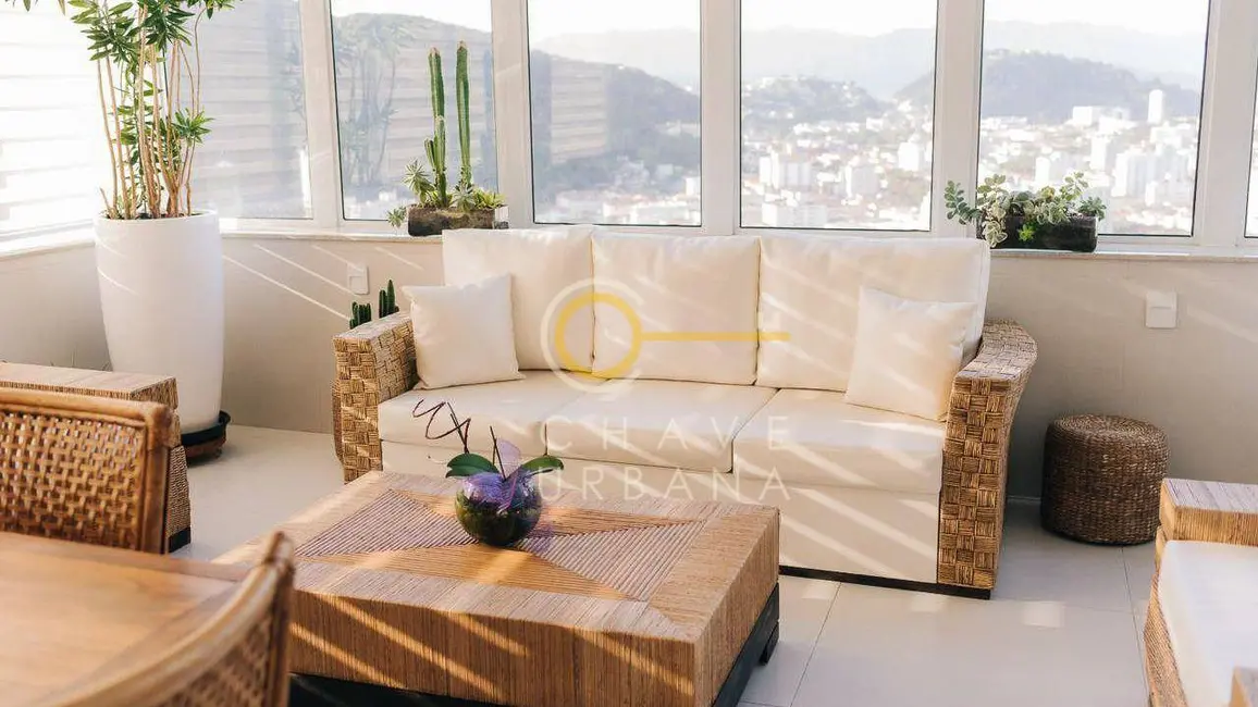 Foto 2 de Cobertura com 4 quartos à venda, 300m2 em Marapé, Santos - SP