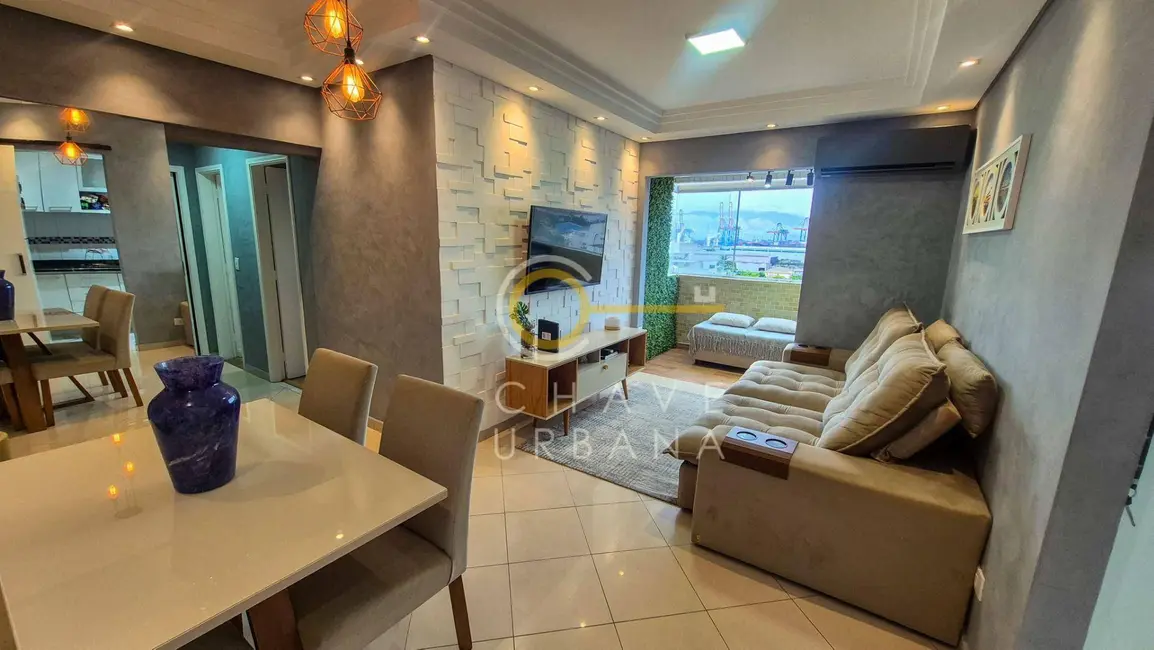 Foto 6 de Apartamento com 2 quartos à venda, 63m2 em Estuário, Santos - SP