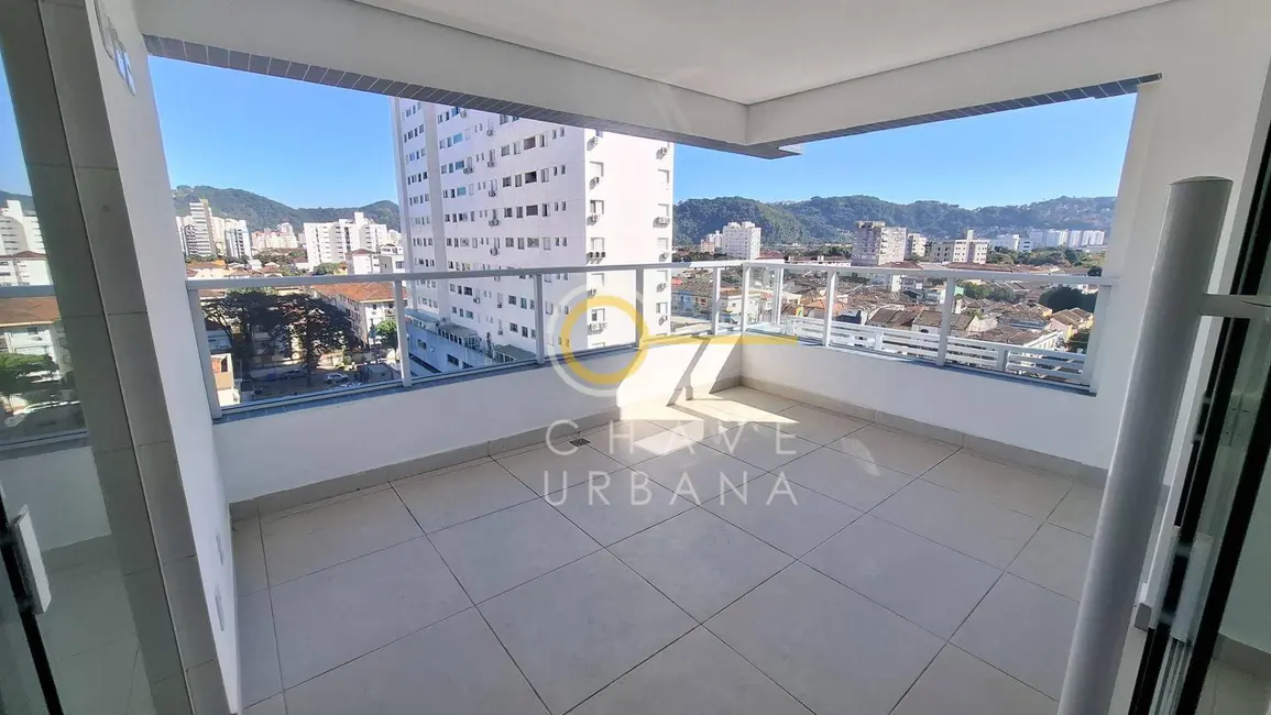 Foto 1 de Apartamento com 2 quartos para alugar, 123m2 em Campo Grande, Santos - SP