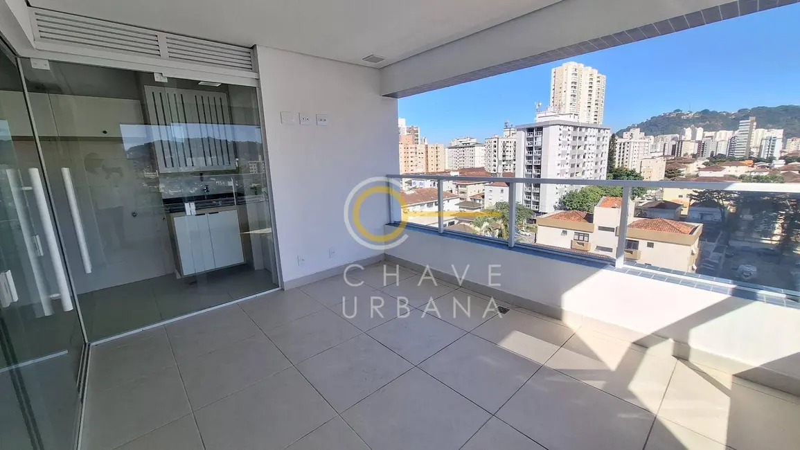 Foto 4 de Apartamento com 2 quartos para alugar, 123m2 em Campo Grande, Santos - SP