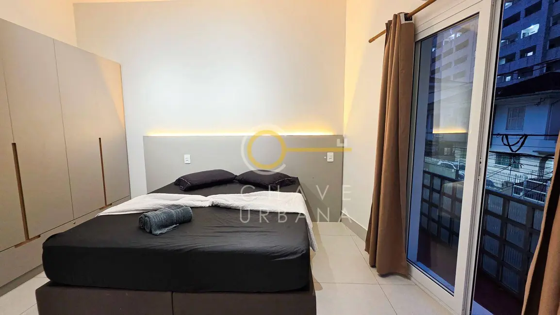 Foto 2 de Apartamento com 1 quarto à venda, 32m2 em Gonzaga, Santos - SP