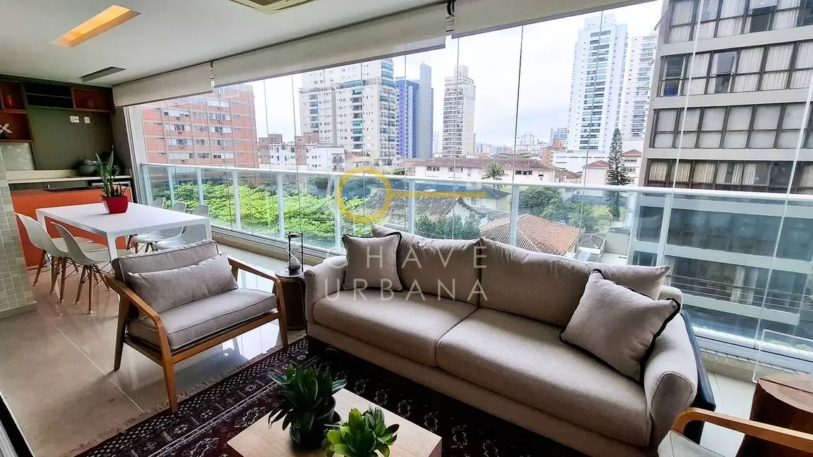 Foto 2 de Apartamento com 4 quartos à venda, 395m2 em Embaré, Santos - SP