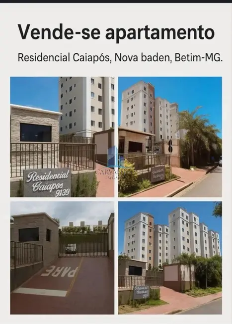 Foto 2 de Apartamento com 2 quartos à venda, 45m2 em Laranjeiras, Betim - MG
