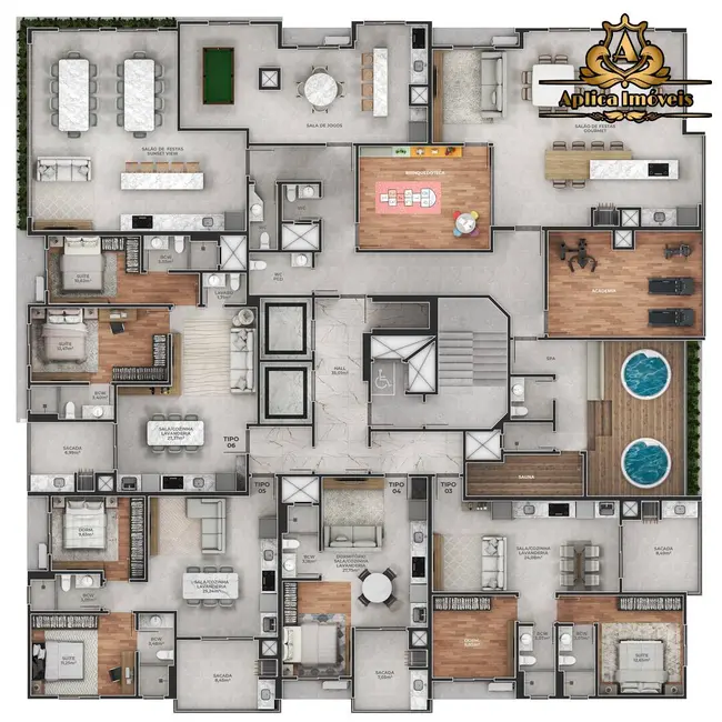 Foto 9 de Apartamento com 2 quartos à venda, 72m2 em Meia Praia, Navegantes - SC