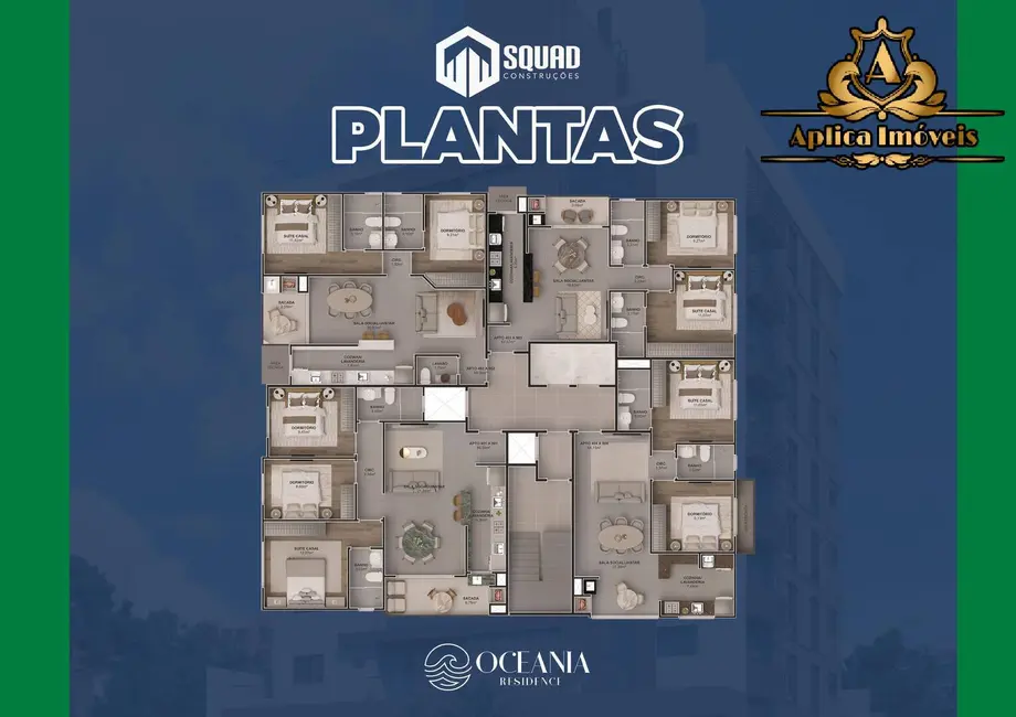 Foto 7 de Apartamento com 2 quartos à venda, 62m2 em Gravatá, Navegantes - SC
