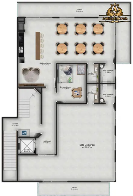 Foto 4 de Apartamento com 2 quartos à venda, 76m2 em Centro, Navegantes - SC