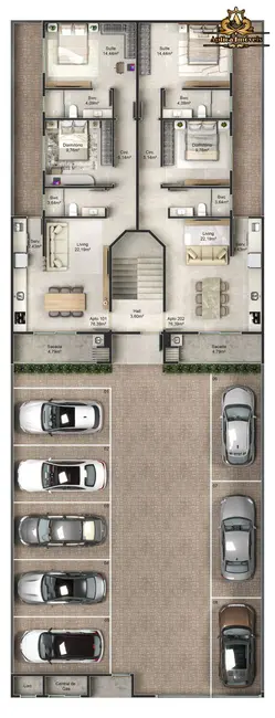 Foto 3 de Apartamento com 2 quartos à venda, 75m2 em Gravatá, Navegantes - SC