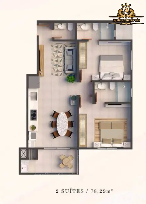 Apartamento com 2 quartos à venda, 75m2 em Gravatá, Navegantes - SC - imagem 8 Foto 8 de Apartamento com 2 quartos à venda, 75m2 em Gravatá, Navegantes - SC