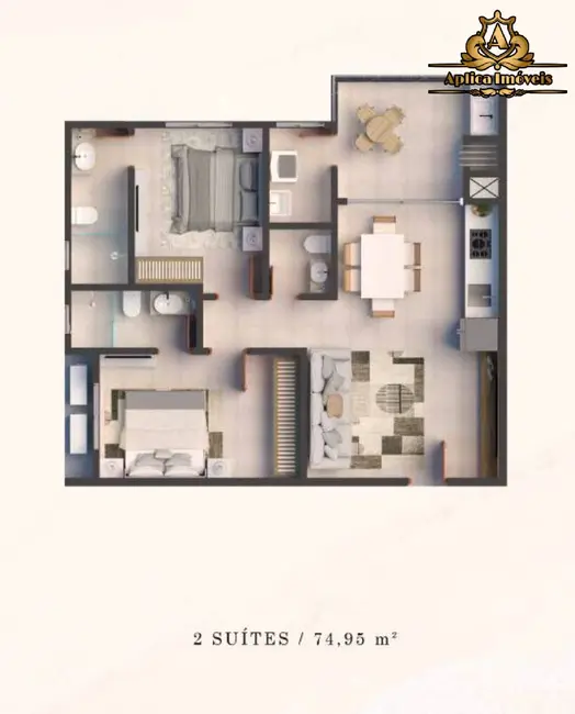 Foto 7 de Apartamento com 2 quartos à venda, 75m2 em Gravatá, Navegantes - SC