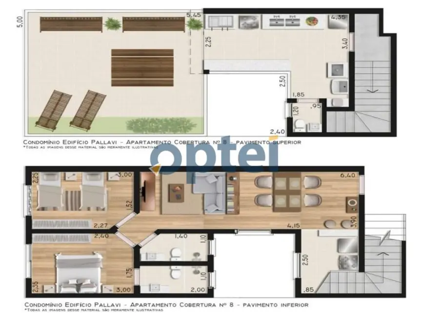 Foto 7 de Apartamento com 2 quartos à venda, 93m2 em Vila Scarpelli, Santo Andre - SP