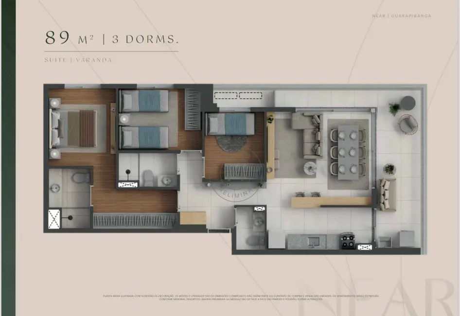 Apartamento com 3 quartos à venda, 1400m2 em Socorro, São Paulo - SP - imagem 7 Foto 7 de Apartamento com 3 quartos à venda, 1400m2 em Socorro, São Paulo - SP