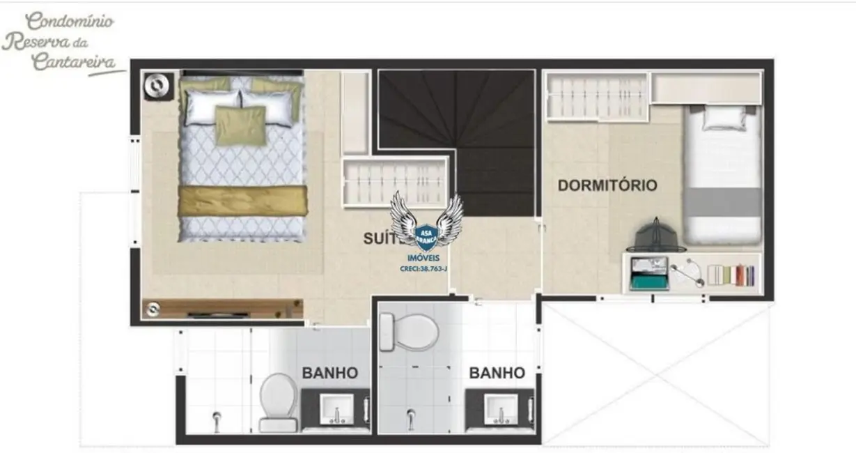 Foto 5 de Casa de Condomínio com 2 quartos à venda, 60m2 em Tremembé, São Paulo - SP