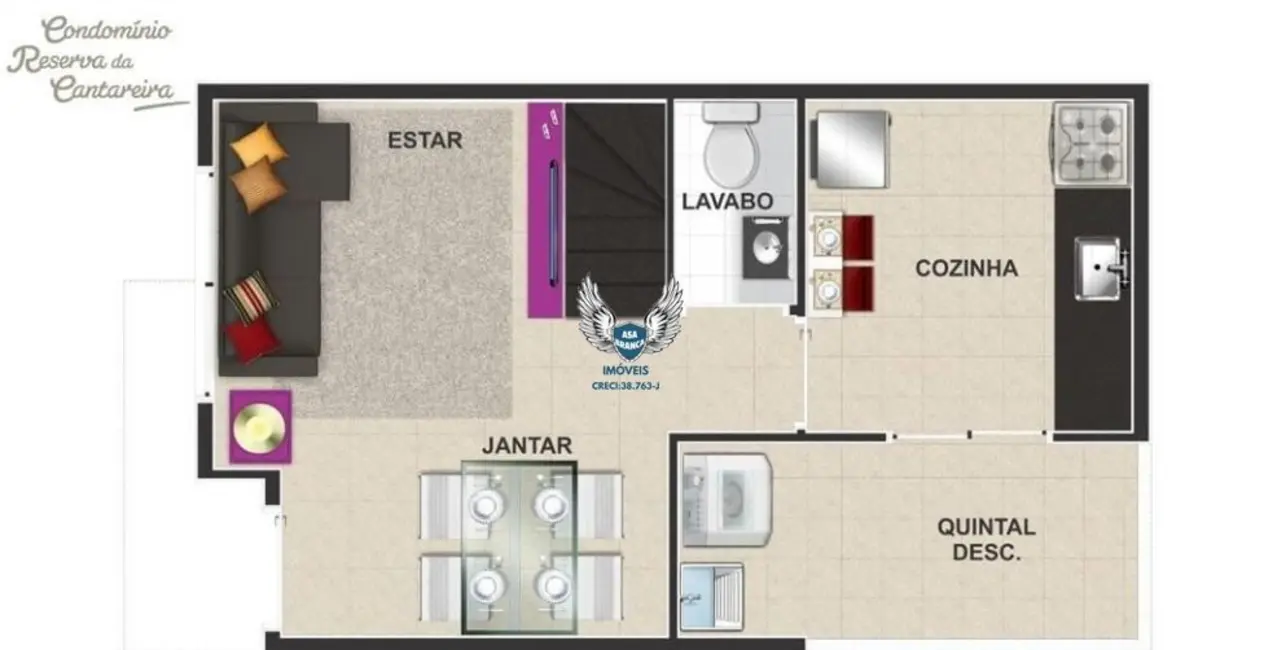 Foto 6 de Casa de Condomínio com 2 quartos à venda, 60m2 em Tremembé, São Paulo - SP