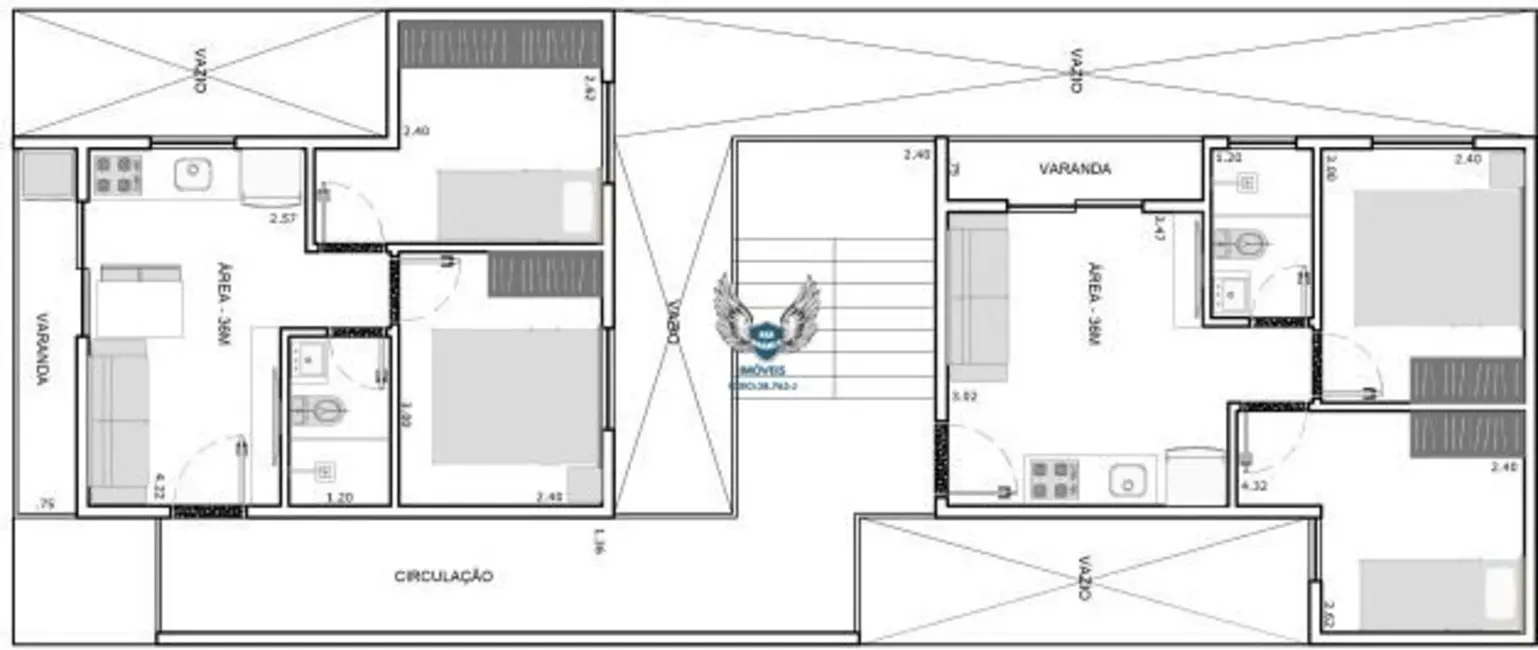 Foto 5 de Apartamento com 2 quartos à venda, 36m2 em Tremembé, São Paulo - SP