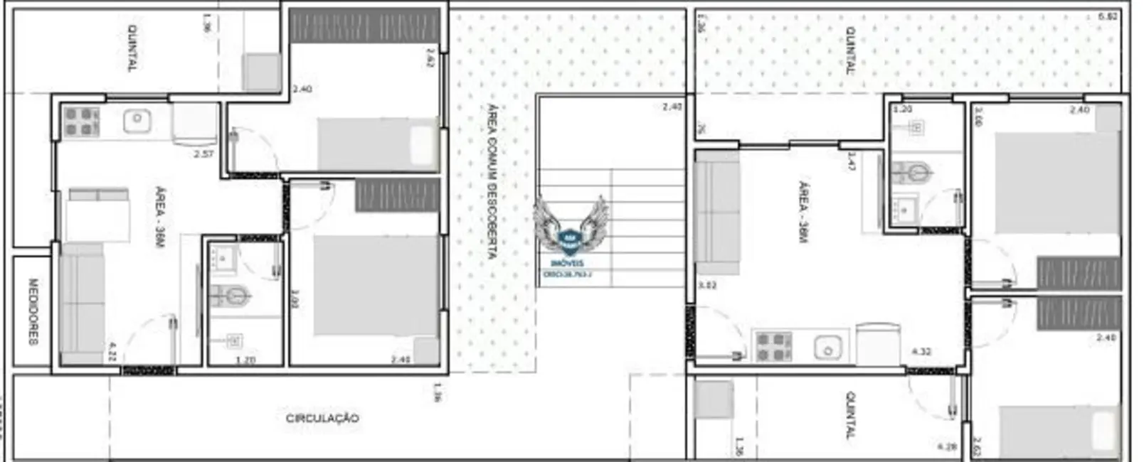 Foto 4 de Apartamento com 2 quartos à venda, 36m2 em Tremembé, São Paulo - SP