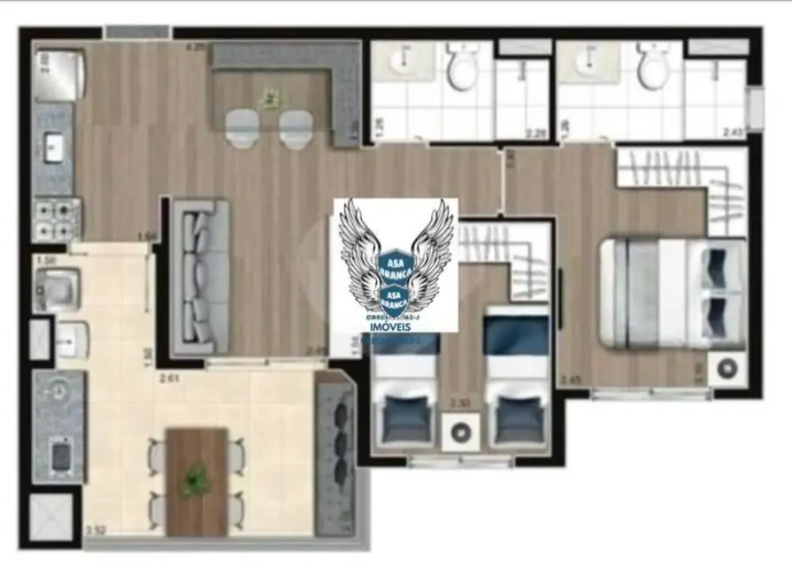 Apartamento com 2 quartos à venda, 56m2 em Vila Maria, São Paulo - SP - imagem 5 Foto 5 de Apartamento com 2 quartos à venda, 56m2 em Vila Maria, São Paulo - SP