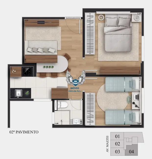 Apartamento com 1 quarto à venda, 24m2 em Tucuruvi, São Paulo - SP - imagem 9 Foto 9 de Apartamento com 1 quarto à venda, 24m2 em Tucuruvi, São Paulo - SP