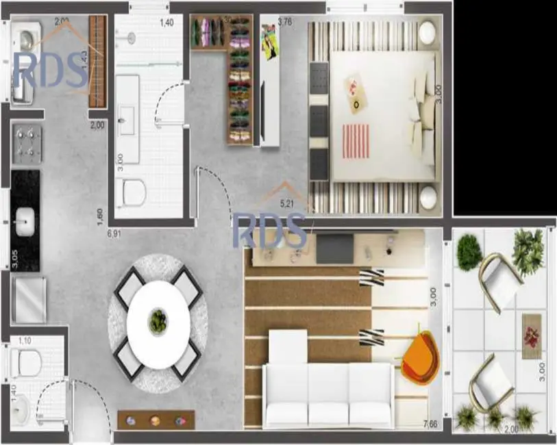 Foto 1 de Apartamento com 1 quarto à venda, 70m2 em Vila Progredior, São Paulo - SP